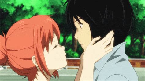 Anime Kiss Gifs